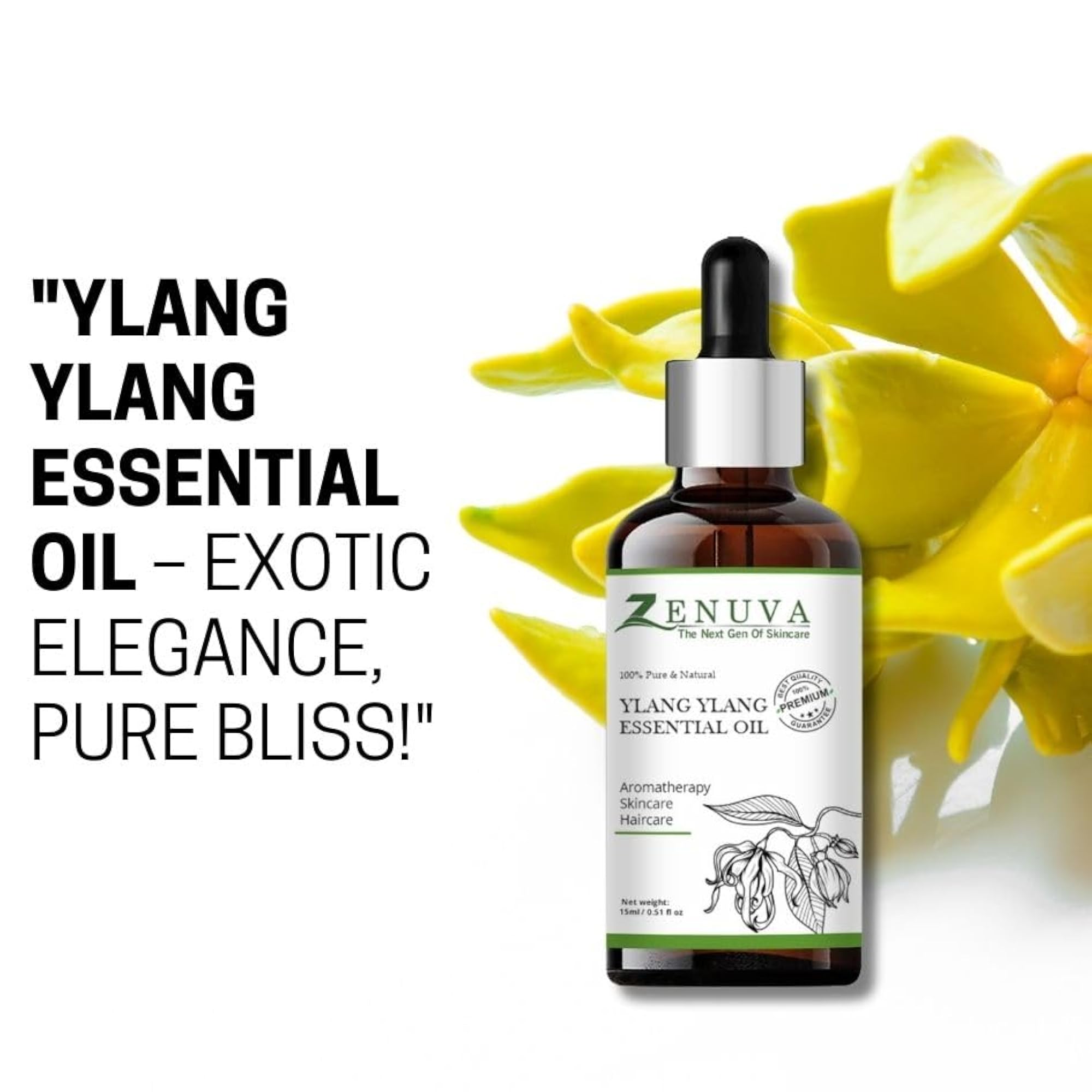Zenuva Ylang Ylang Essential Oil 15ml