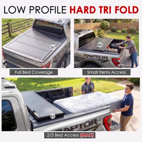 SKEXI Low Profile Hard Tri Fold