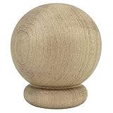 ELEGANTS DESIGNS: Our Solomon Ball wood finials is made of laminated wood that adds a striking touch to your unfinished wood furniture or any project, enhancing your home’s look with a perfect finish for tops, ends, or corners. MULTIPLE APPLICATIONS:...