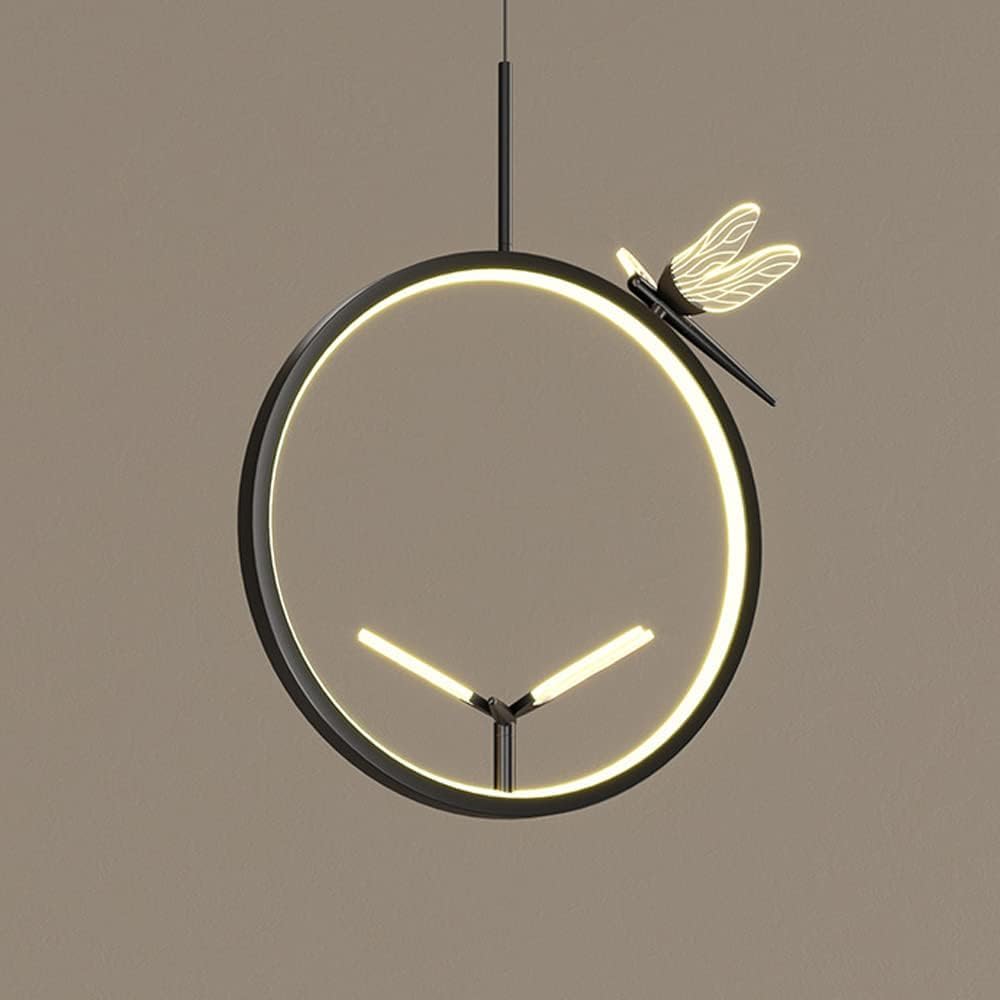 Lampe suspendue LED circulaire au design scandinave et moderne