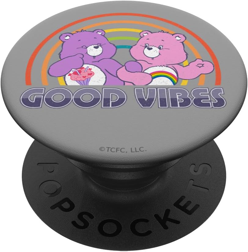 Care Bears Good Vibes Rainbow With Share And Cheer Bear PopSockets PopGrip for MagSafe