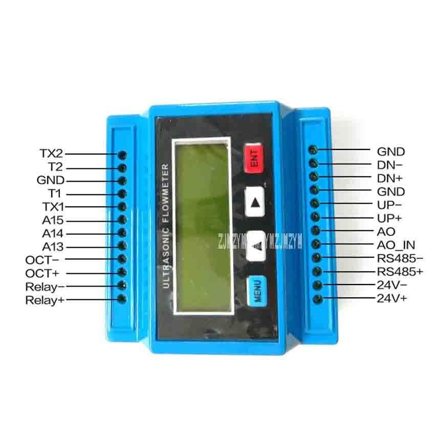 TUF-2000M-TS-2 Digital Ultrasonic Flowmeter Flow Meter Ultrasonic Flow Module/RTU with TS2 transducer (DN15-100mm) -30 ~ +90C