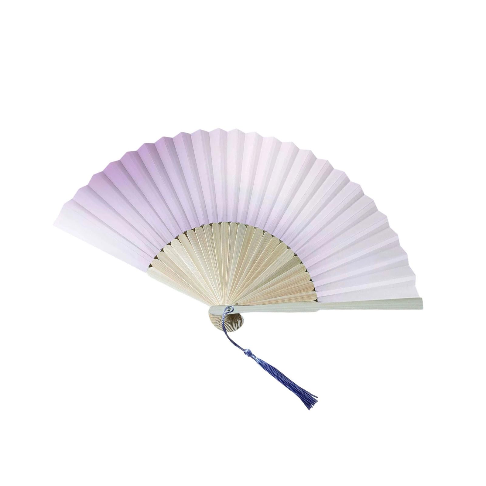 Carotoe D Gradient Chinese Styles Folding Han Fan With Tassels Frame For Wedding Gift An Cultural Celebration Ecoration Oriental Fan