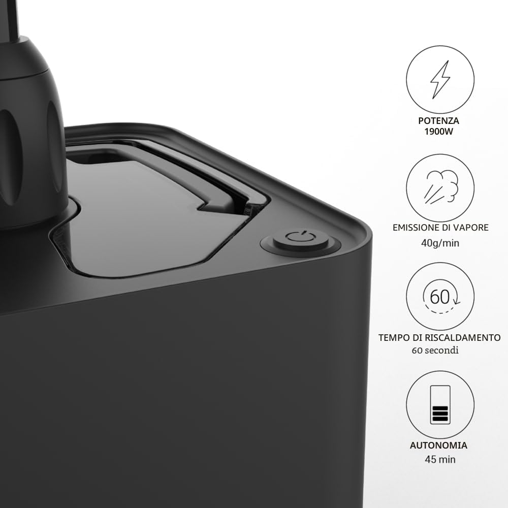 STEAMONE Ferro da stiro a vapore 1900 W 40 g/min 1800 ml verticale 45 min autonomia