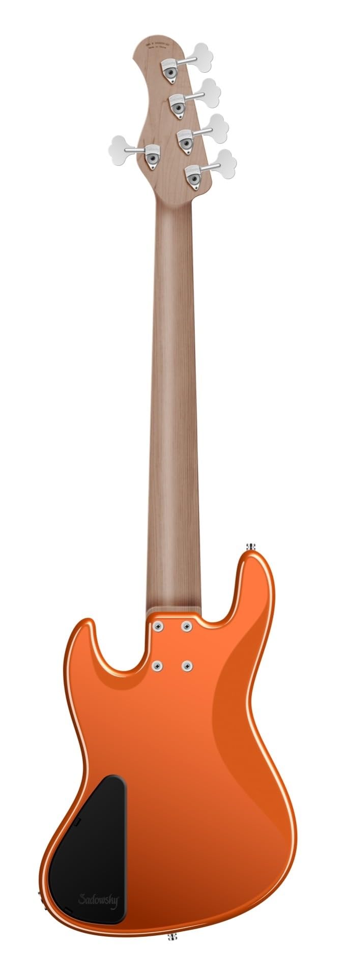 Sadowsky MetroExpress Vintage M 5-string Bass Guitar - Candy Apple Orange, Morado Fingerboard