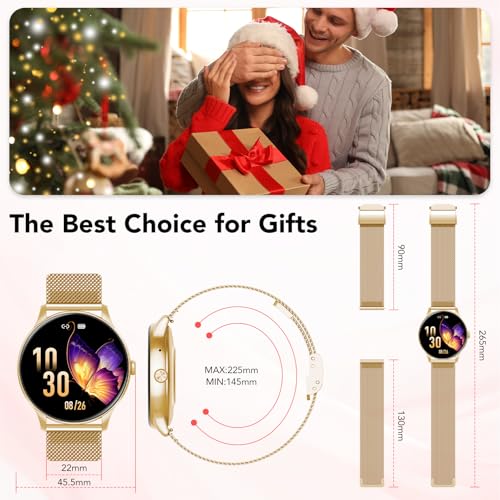 Image of Smart Watches for Women, 1.39 inch HD Health Fitness Tracker with Bluetooth Calling (Answer /Make Calls), 120+ Sports Modes, Timer, IP68 Waterproof Watch for Android /iPhone