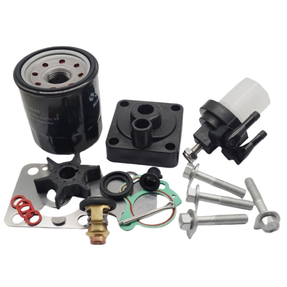 Kit d'entretien moteur hors-bord FT 9.9 et 15 CV 4 temps avec pompe à eau 63V-W0078-04 et thermostat