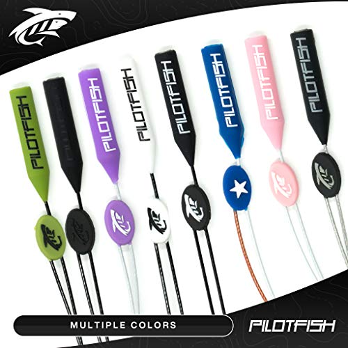 Image of Pilotfish No Tail Adjustable Eyewear Retainer Cable Strap: Sunglasses, Eyeglasses, Glasses (16 Inch, Pink Flamingo)