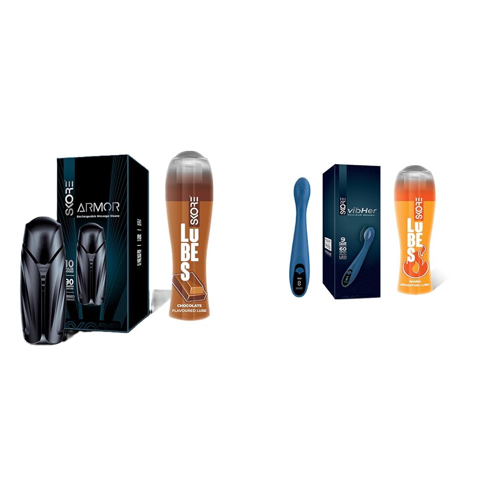 Skore Armor and chocolate Lube 50 ml | Skore Vibher and warm Lube 50 ml-picture-12