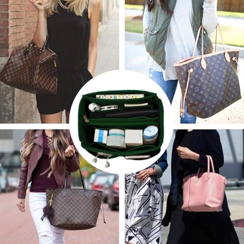 Image of Purse Organizer Insert, Handbag & Tote Organizer, Bag in Bag, Perfect for Speedy Neverfull and More