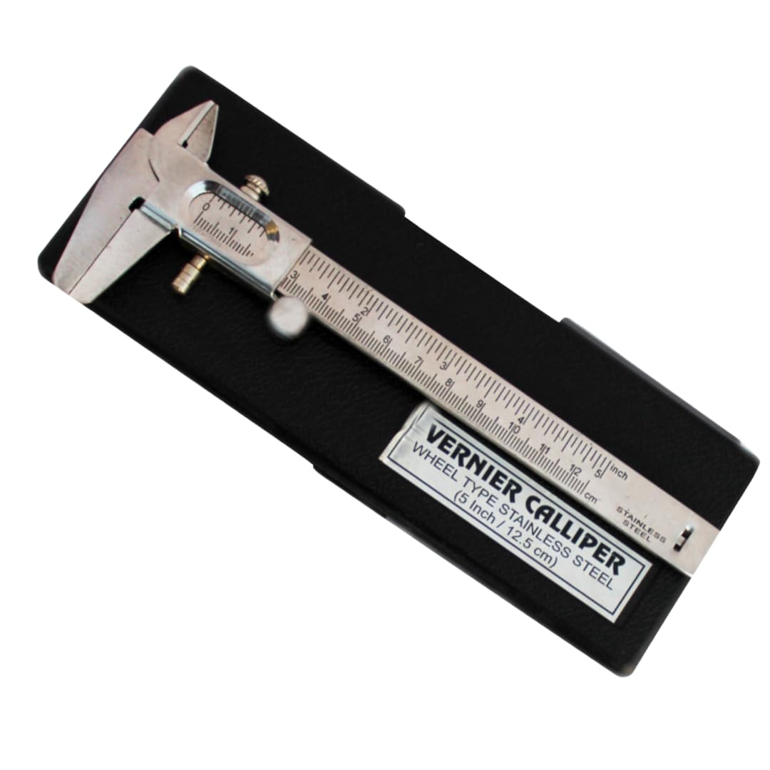 Labworld Stainless steel Vernier Caliper Slide Calliper Measures upto 12.5cm with plastic box pack of 1 (B0957ZNCST) Amazon Price History, Amazon Price Tracker