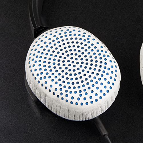 Image of SOULWIT Earpads Replacement for Skullcandy Riff, Riff2 Wired /Wireless On-Ear Headphones, Ear Pads Cushions with Softer Leather, Noise Isolation Foam (White)