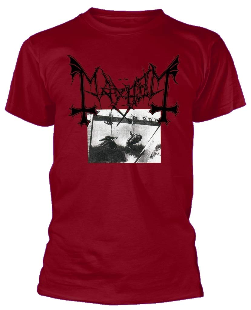 Mayhem 'Deathcrush' T-Shirt (Small) Red