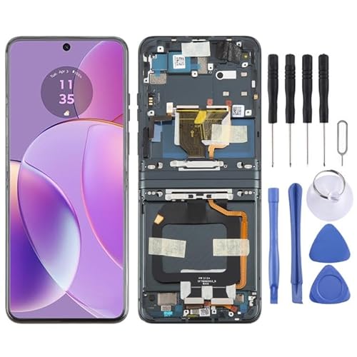 �d�b�A�N�Z�T���[ Motorola Razr 40 XT2323-2 �I���W�i�� LCD �X�N���[���f�W�^�C�U�[�t���A�Z���u���i�t���[���t���j �g�ѓd�b�̌���