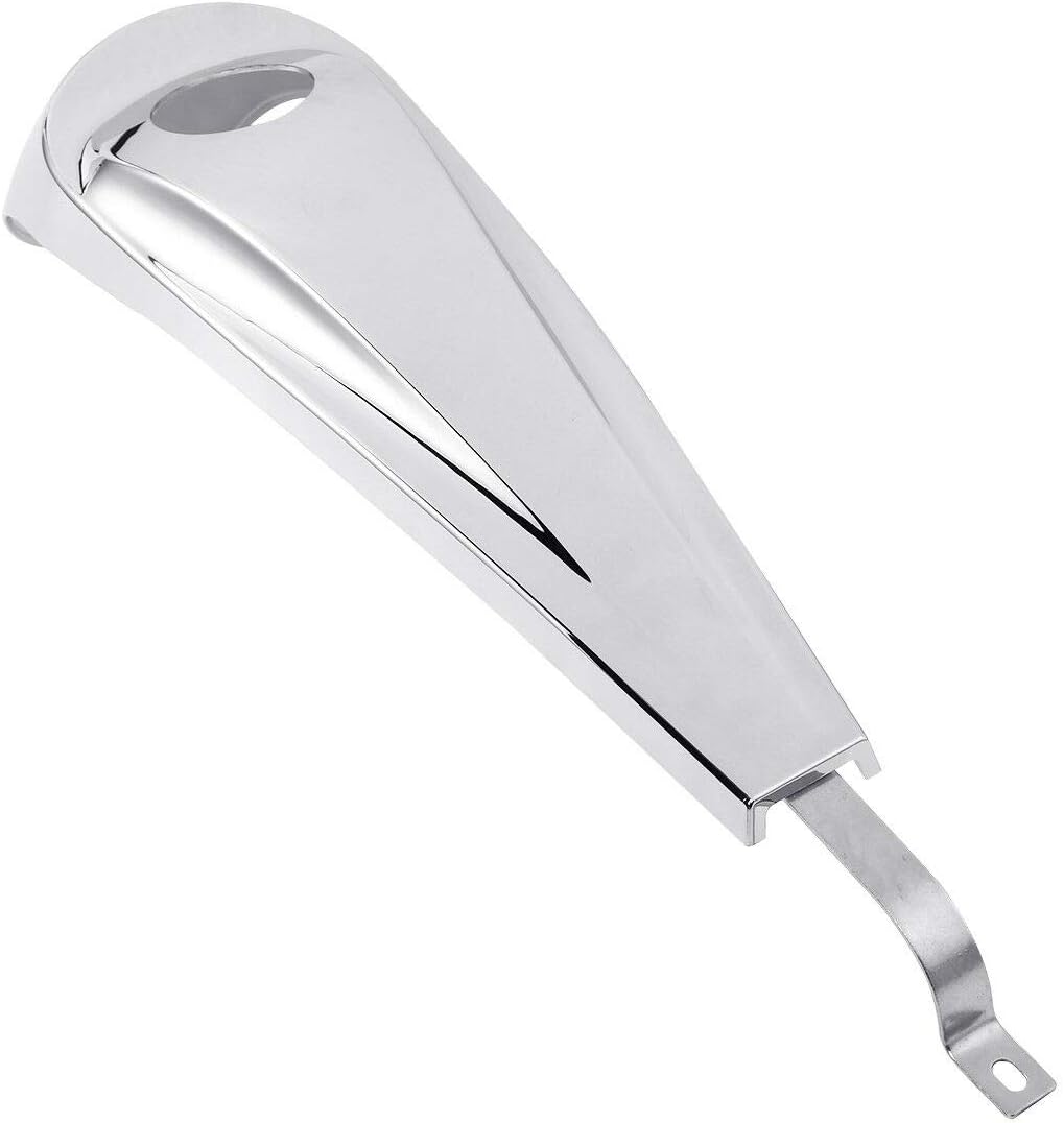 WOWTK Smooth Dash Console with Pop Up Gas Cap fits for Harley Touring Electra Glide FLHT Road Glide FLTRX Street Glide FLHX 2008-2024,Chrome