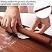 Cabilock 1pc Wooden Rolling Pin for Baking Pizza Pastry Roller Tool for All Skill Levels Easy to Use Smooth