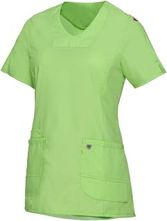 BP 1762-241-0078-2XLn Casaca para mujer, tejido superligero, 150,00 g/m², mezcla de tela elástica con elástico, color verde claro, 2XLn