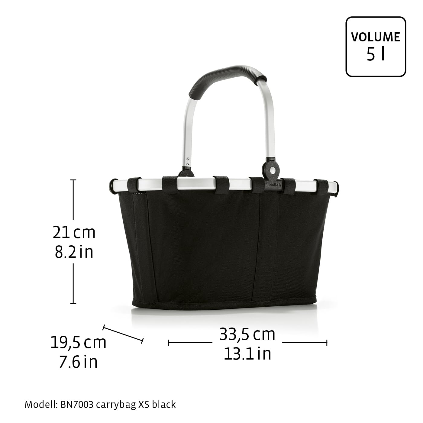 reisenthel carrybag XS leo vanilla Einkaufskorb wasserabweisend Innentasche