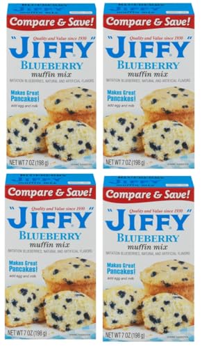 Blueberry Muffin Mix 4 PACK, 7 oz - Make Great Pancakes