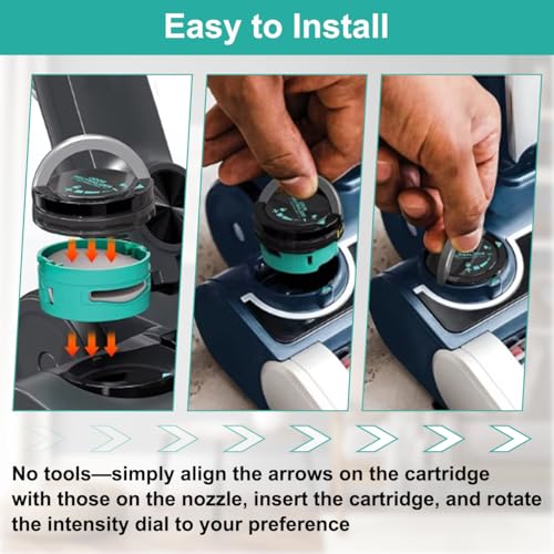Image of Odor Neutralizer Cartridges Replacement for Shark AZ3000, AZ3002, HZ3000, ZU102 LA702, IZ862H, IZ562H Vacuum Cleaner, Compared to Part# 1541FC3000, 8 Pcak