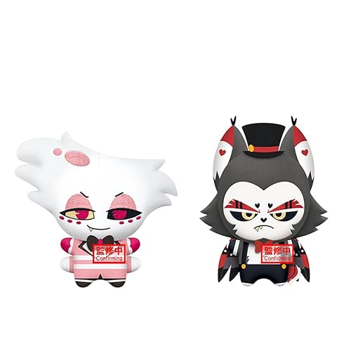 Banpresto - Hazbin Hotel - vol. 2 Angel Dust & Husk Chibigurumi Plush - Vol. 2 Angel Dust & Husk