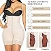 YIANNA Fajas Colombianas Shapewear for Women Tummy Control Postpartum Body Shaper Butt Lifter Post Surgery Compression Garment Bodysuit,YA7212-Beige-L