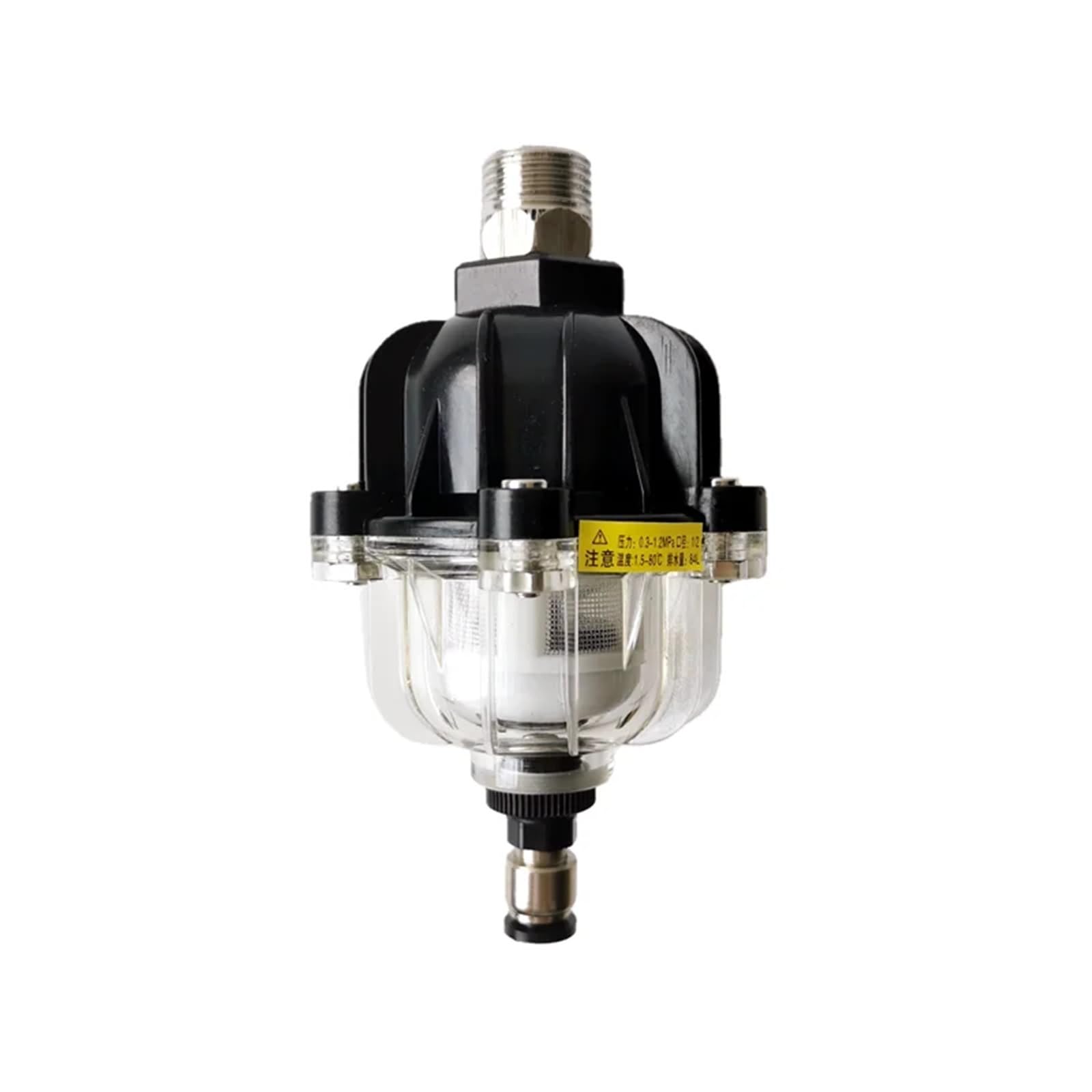 Gegnwvek Translucent Hab10b Screw Air Compressor Automatic Drain Valve G1/2 Storage Tank Floating Ball Blowdown-Valve