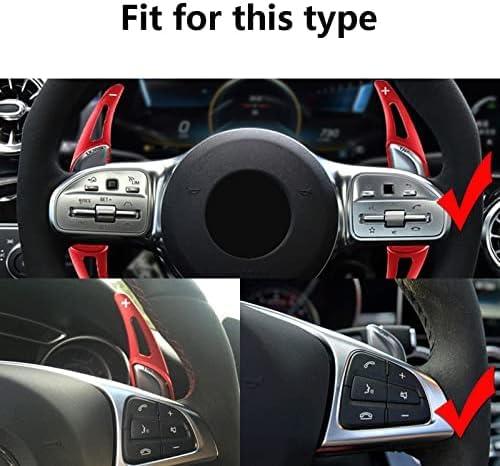 Palette Cambio al Volante per Auto, per Mercedes-Benz AMG A45 C63 G63 CLA45 GLC63 SL63 2018 Palette Cambio Estensione