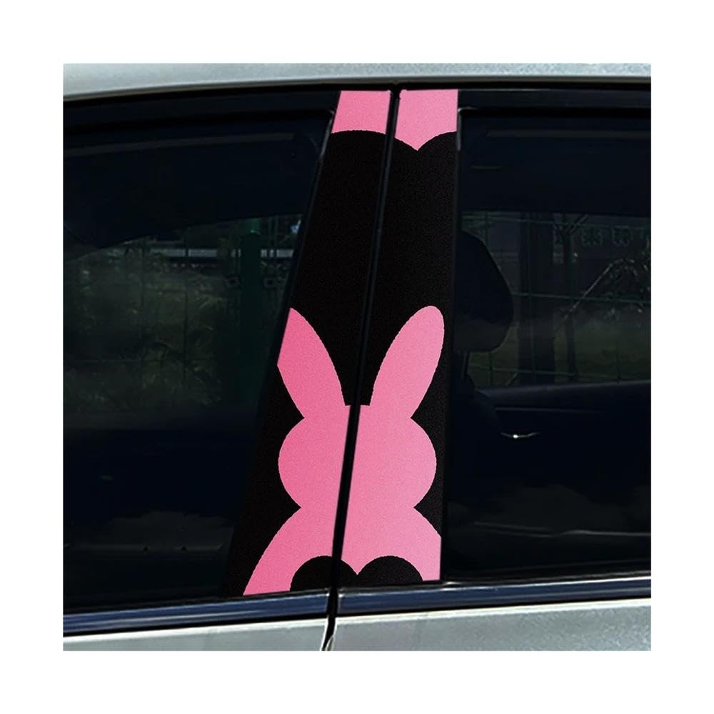 Bertdcx Type A Bear Auto B-Pillar Stickers Cover Scratches Waterproof Decals Auto Parts(Type A)
