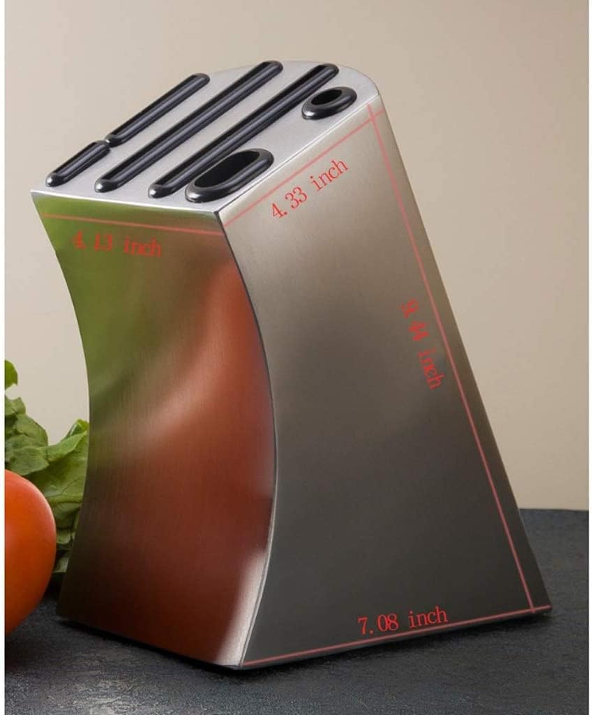 Knife Block Storage Stand Kitchen,Only Selling Cutter Holder,Stainless Steel Durable Portable Knives Shelf Rack Tool Accessories