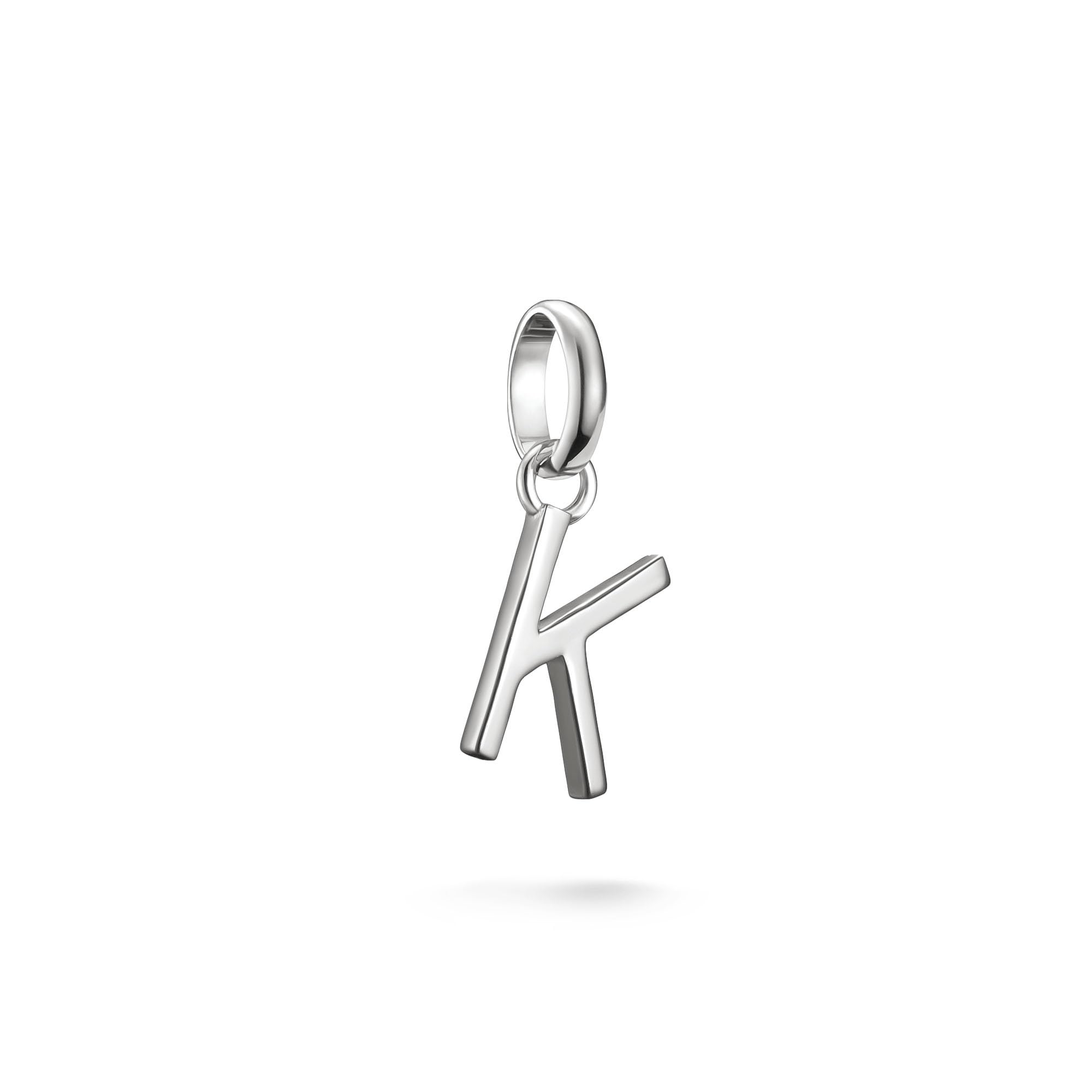 Thomas Sabo Charm pendant letter K Connect silver Recycled 925 Silver