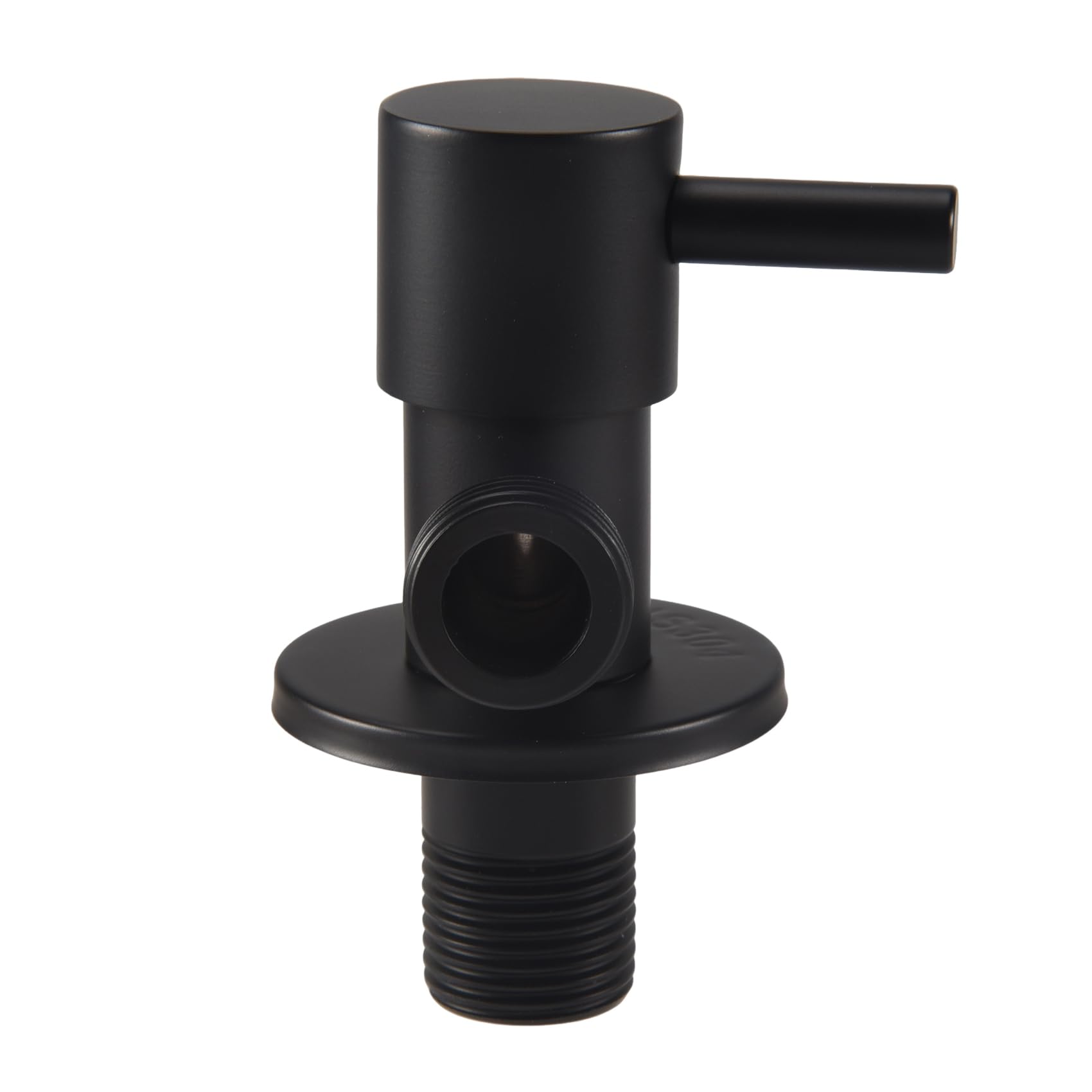 tiyao Black Angle Valve 304 Stainless Steel Water Stop Valve Leak-Proof Water Cold and Hot General Bathroom Accessories