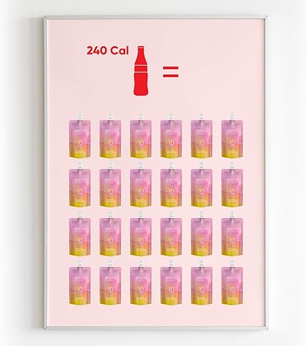 Miniatura 4 de EVERYDAZE Essential C's Colágeno + Vitamina C Konjac Jelly  Vegano, 10 calorías, 0 azúcar, melocotón, 10 paquetes, bolsa de dieta saludable para