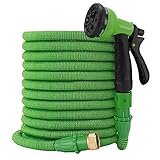 Veidoo Garden Hose,Expandable Hose,75ft with 8 Pattern Spray Nozzle,No Leaking with Innovation...