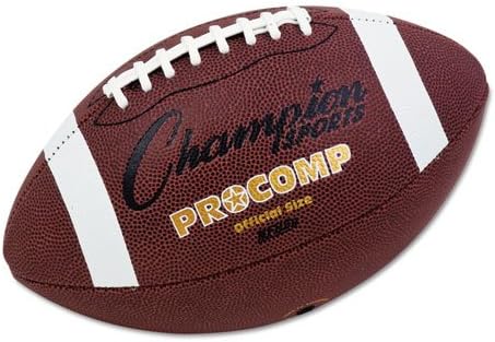 Champion Sports - Pro Composite Football, Official Size, 22", Brown CF100 (DMi EA