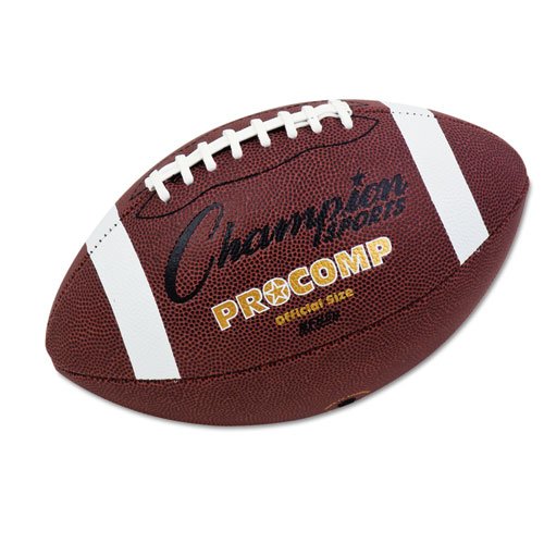Champion Sports - Pro Composite Football, Official Size, 22", Brown CF100 (DMi EA