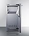 Summit 15” Clear Ice Maker, 68 lbs. Production Per Day, ADA Compliant, Built-in, Stainless Steel- BIM62ADALHD (Left Handed Door Swing)