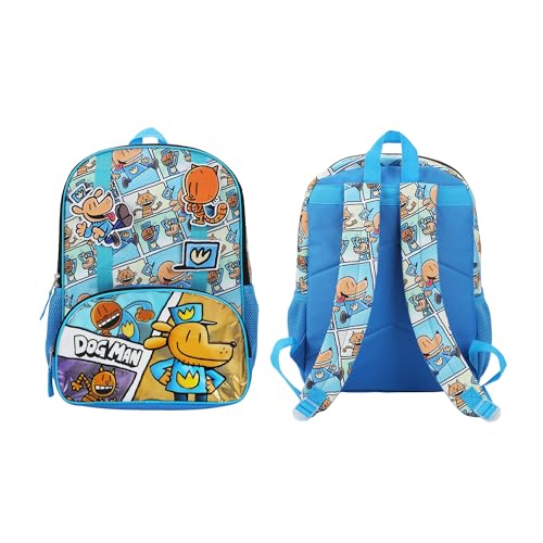 Mochila infantil Dog Man 40 cm para escola e viagem