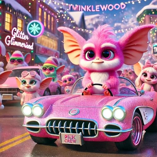 PINKY GLIMMERLINGS PINK CAR