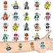 German Trendseller® - 36 x Tatouages temporaires de Robot┃Tatouages ephémères┃l'anniversaire d'enfant┃Petit Cadeau┃ Motifs différentes