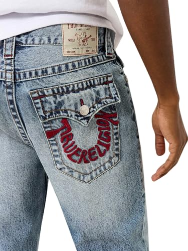 True Religion Mens Ricky Warped Horseshoe Straight Jean4