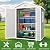 6x4.4FT Outdoor Storage Shed, Resin Shed with Reinforced Floor & Secure Door Lock, All-Weather Outdoor Shed for Gardening Tools, Bicycles, Patio Furniture, Lawn Mower (Gray)