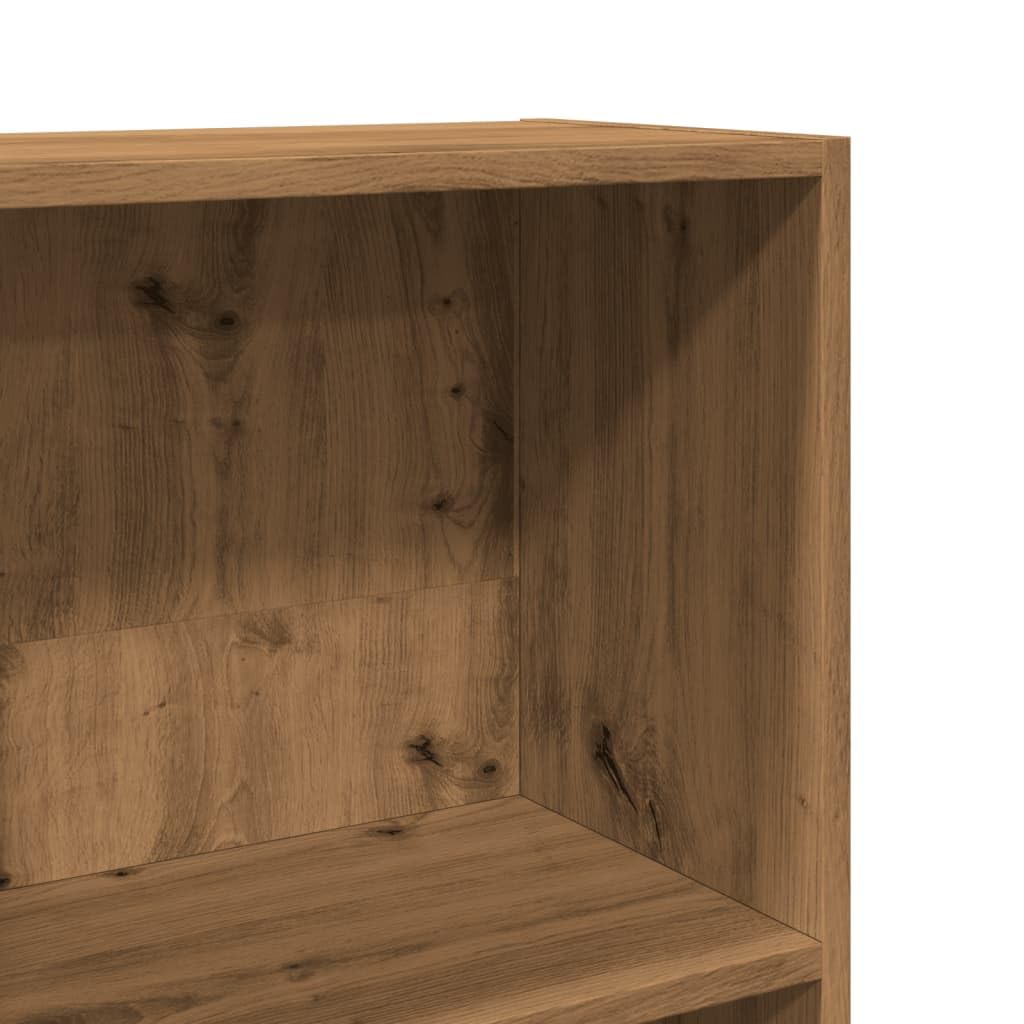 Generisch Bücherregal Artisan-Eiche 80x30x152 cm Holzwerkstoff,Möbel,Regalsysteme,Bücherregale Bücherschränke-857948