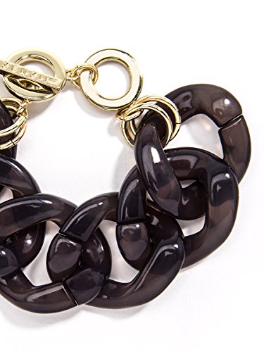 Zenzii Lucite Links Bracelet (Black) #TOP1
