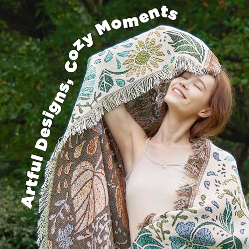 Bedsure Butterfly Woven Blanket, Decorative Boho Throw Blanket For Couch And Bed thumb #6