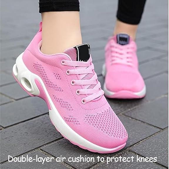 The Most Comfortable Orthopedic Shoes for Your Feet Women Walking Shoes with Arch Support Fashion Breathable Mesh Sneakers Orthopedic Air Cushion Mesh Breathable4