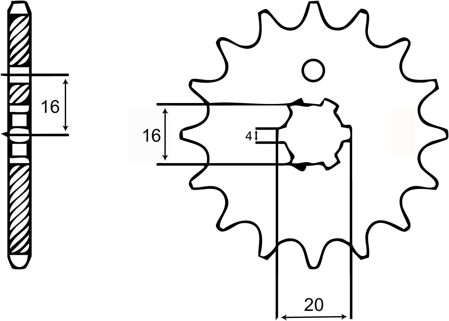 420 Sprockets and Chain Kit compatible with Kawasaki KX100 2000-2021