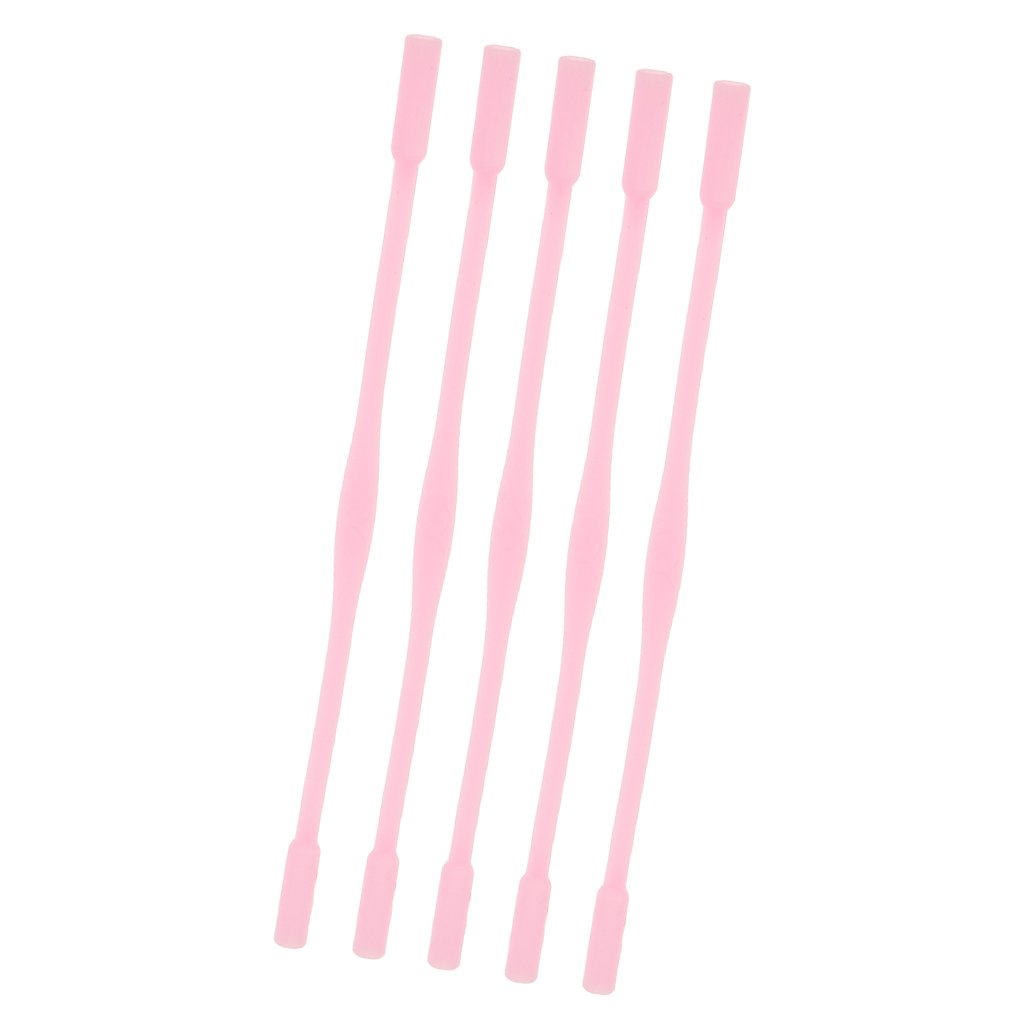 Segolike 5pcs Silicone Eyewear Glasses Neck Retainers Eyeglass Glasses Sunglasses Spectacle Head Safety Strap Cord Holder for Kids Children - pink, 16.8x0.6cm 4