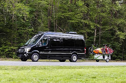 SylvanSport GO Easy Ultimate Lightweight Trailer for Kayaks, Bikes, & More – Hauls up to 4 Bikes & Boats - Cargo Space for Gear