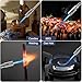 TONYFUL Butane Lighter Long Neck Torch Lighter, Jet Flame Windproof Lighter with Visual Fuel Window, Refillable Lighters for Candle, Camping, Fireplace, BBQ(Fuel Not Included)